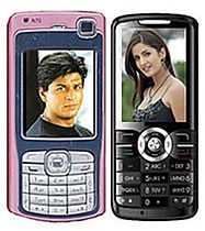 Shahrukh and Katrina Mobile Stars