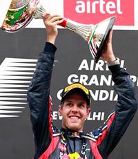 Vettel wins India Formula One