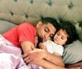 Amir Khan and daughter Lamaisah