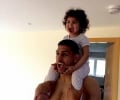 Amir Khan and daughter Lamaisah