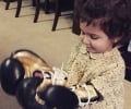 Amir Khan and daughter Lamaisah
