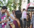 Indian couple holds eco friendly wedding