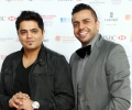 Music producer Rishi Rich and singer Juggy D at the Asian Business Awards 2014