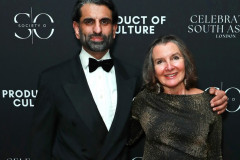 LONDON, ENGLAND - FEBRUARY 20: Jayraj Sisodia and Denise Parkinson attend Celebrating South Asians hosted at BAFTA Piccadilly on February 20, 2026 in London, England. (Photo by Grant Buchanan/Dave Benett/Getty Images for Society O/Product of Culture)