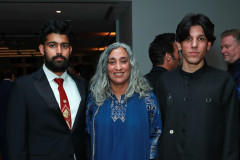 LONDON, ENGLAND - FEBRUARY 20: (L to R) Sufiyaan Salam, Geeta Gandbhir and Luís Hindman attend Celebrating South Asians hosted at BAFTA Piccadilly on February 20, 2026 in London, England. (Photo by Grant Buchanan/Dave Benett/Getty Images for Society O/Product of Culture)