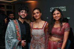 LONDON, ENGLAND - FEBRUARY 20: Chloe Abrahams and Jessica Shah attend Celebrating South Asians hosted at BAFTA Piccadilly on February 20, 2026 in London, England. (Photo by Grant Buchanan/Dave Benett/Getty Images for Society O/Product of Culture)