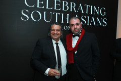 LONDON, ENGLAND - FEBRUARY 20: Kulvinder Ghir and guest attend Celebrating South Asians hosted at BAFTA Piccadilly on February 20, 2026 in London, England. (Photo by Grant Buchanan/Dave Benett/Getty Images for Society O/Product of Culture)