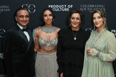 LONDON, ENGLAND - FEBRUARY 20: (L to R) Sanjeev Bhaskar, Parvinder Shergill, Meera Syal and Sukki Singapora attend Celebrating South Asians hosted at BAFTA Piccadilly on February 20, 2026 in London, England. (Photo by Grant Buchanan/Dave Benett/Getty Images for Society O/Product of Culture)