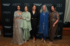 LONDON, ENGLAND - FEBRUARY 20: (L to R) Parvinder Shergill, Sukki Singapora, Archana Misra, Geeta Gandbhir and Monika Sharma Abbas attend Celebrating South Asians hosted at BAFTA Piccadilly on February 20, 2026 in London, England. (Photo by Grant Buchanan/Dave Benett/Getty Images for Society O/Product of Culture)