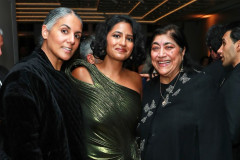 LONDON, ENGLAND - FEBRUARY 20: (L to R) Tony Matharu, Deep Kailey, Meneesha Kellay, Gurinder Chadha and guest attend Celebrating South Asians hosted at BAFTA Piccadilly on February 20, 2026 in London, England. (Photo by Grant Buchanan/Dave Benett/Getty Images for Society O/Product of Culture)