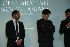 LONDON, ENGLAND - FEBRUARY 20: (L to R) Rahul Sharda, Luís Hindman and Sufiyaan Salam speaks at Celebrating South Asians hosted at BAFTA Piccadilly on February 20, 2026 in London, England. (Photo by Grant Buchanan/Dave Benett/Getty Images for Society O/Product of Culture)
