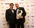 Barinder Singh (Outstanding Achievement Award) wiith James Caan