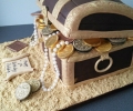 Bridal Lehenga inspires A Spectacular Wedding Cake