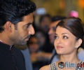 Abhishek and Aishwarya Rai Bachchan at IIFA 2008
