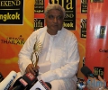 Javed Akhtar at IIFA 2008 (best lyrcist)