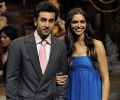 Ranbir Kapoor and Deepika Padukone at IIFA 2008 (best newcomers)