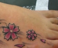 Tattoo on the foot