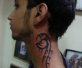 Neck tattoo