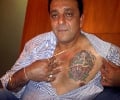 Sanjay Dutt shows his chest tattoo