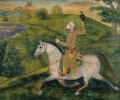 Allavardi Khan on horseback  Â© British Library