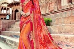 Stunning Bandhej Sarees to Give You a Royal Look
