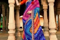 Stunning Bandhej Sarees to Give You a Royal Look