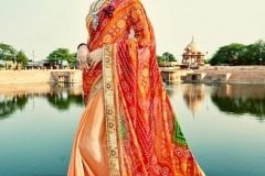 Stunning Bandhej Sarees to Give You a Royal Look