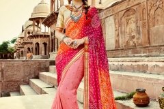 Stunning Bandhej Sarees to Give You a Royal Look
