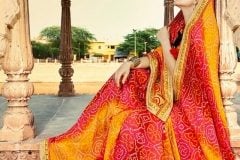 Stunning Bandhej Sarees to Give You a Royal Look