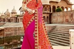 Stunning Bandhej Sarees to Give You a Royal Look