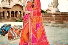 Stunning Bandhej Sarees to Give You a Royal Look