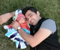Veena Malik, Asad Bashir Khan and baby Abram