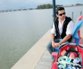 Veena Malik, Asad Bashir Khan and baby Abram