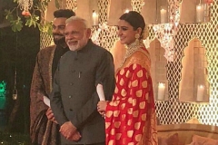 Virat and Anushka with Narendra