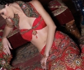 Red Embroided Lengha