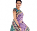 Purple Silk Saree