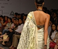 Designer News Print Saree