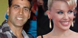 Akshay Kumar and Kylie Minogue both in ‘Blue’