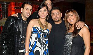 H Dhami, DJ Krash, Rishi Rich and Veronica