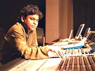 AR Rahman in studio