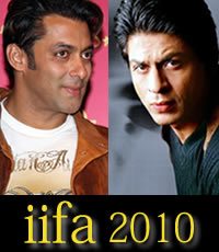 Shahrukh and Salman at 2010 IIFA's