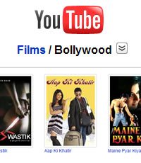 Free Bollywood films on YouTube