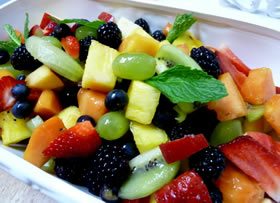 A healthy fruit salad