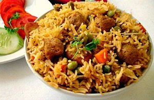 Health Benefits of Soya - soya masala rice