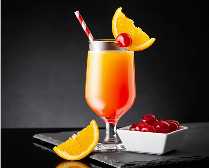 Mocktails - the Non-Alcoholic Cocktails - Tequila sunset