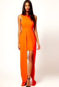 Orange Maxi dress