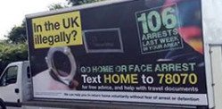 Adverts for Illegal Immigrants branded as Racist