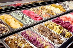 Vast array of ice cream flavours