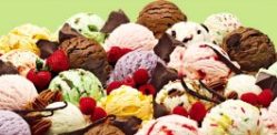 Vast array of ice cream flavours