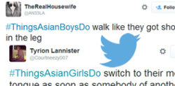 #ThingsAsianBoysDo Funny Hashtags on Twitter